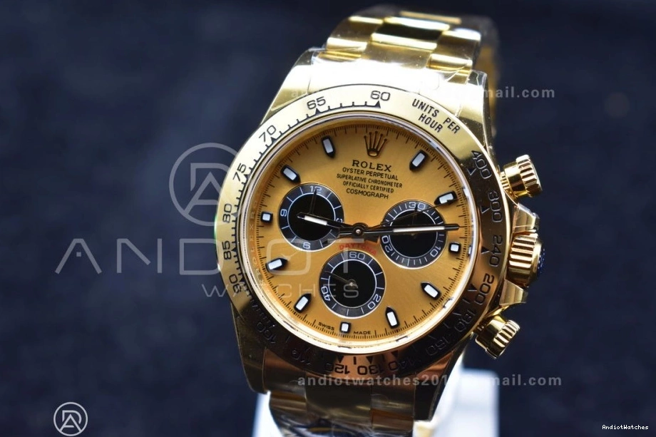 1:1 Daytona Black 116508 SA on BTF FreshLook Edition 761 Bracelet Best Dial YG YG 0907